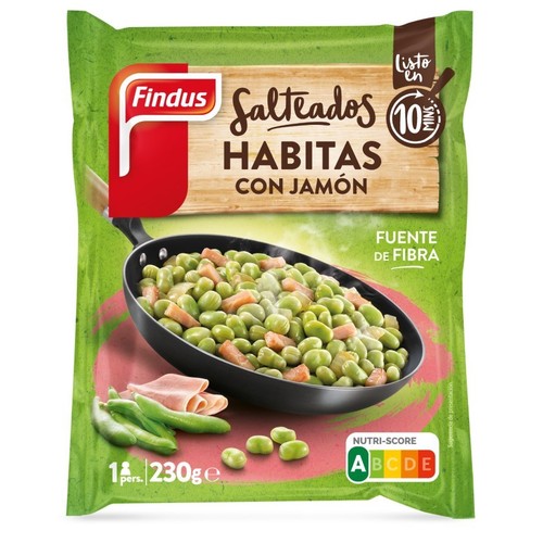 FINDUS Favetes amb pernil