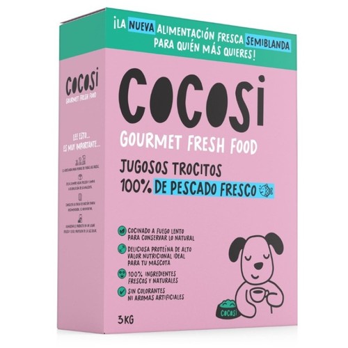 COCOSI Menjar Semihumit de peix per a gos