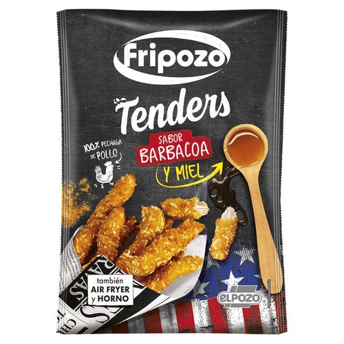 FRIPOZO Porcions de pit de pollastre gust a barbacoa i mel Tenders