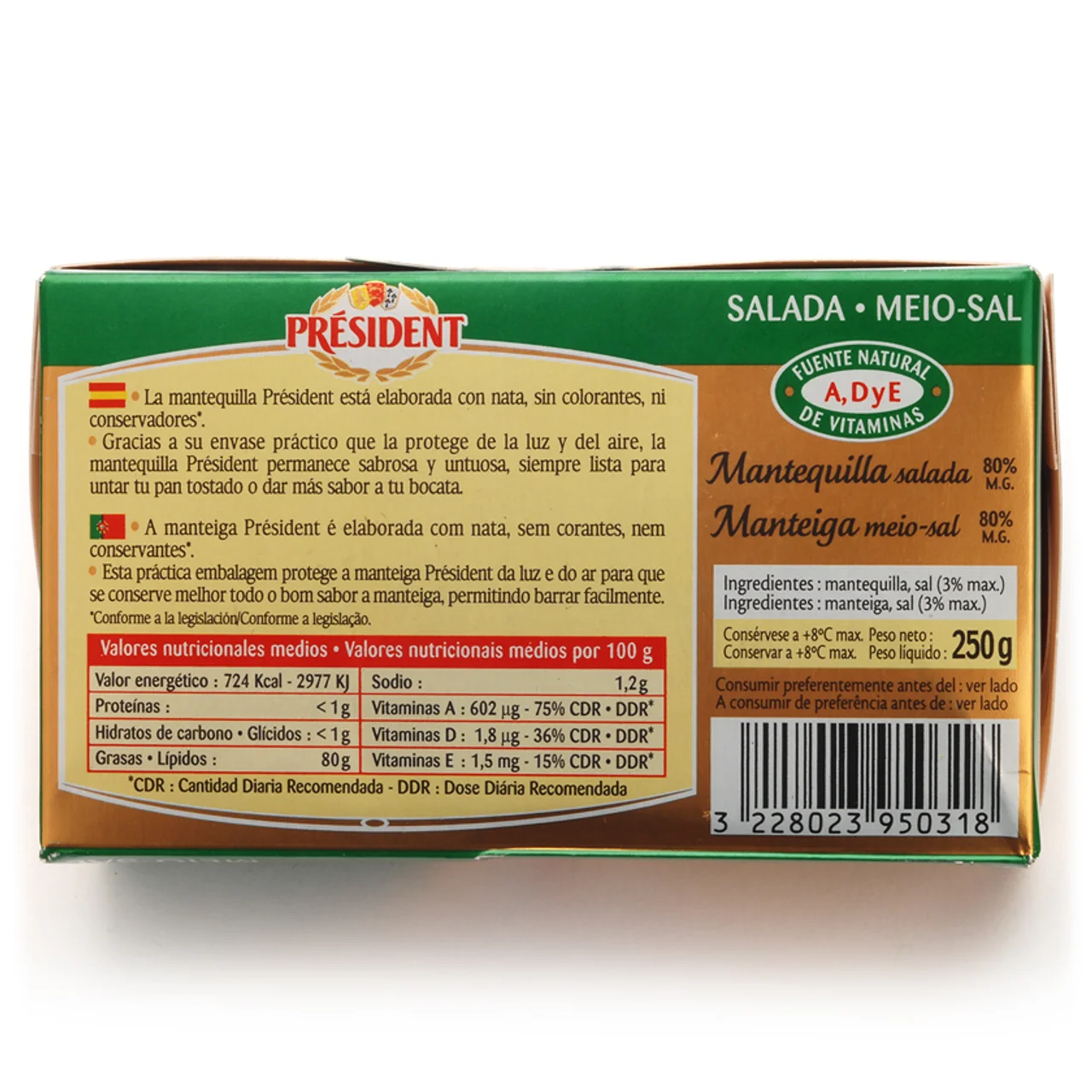 Mantequilla con sal
