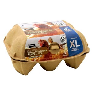 Imagen de BONPREU Ous frescos de gallines criades a l'aire lliure XL