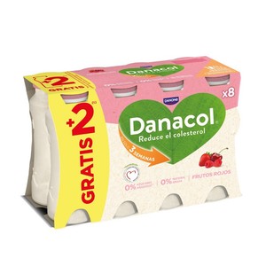 Yogur para beber desnatado de frutos rojos