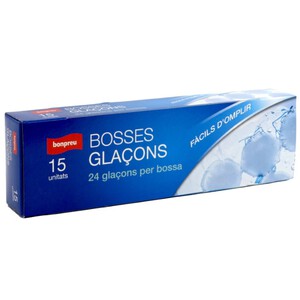Imagen de BONPREU Bosses per a glaçons 17x35 cm