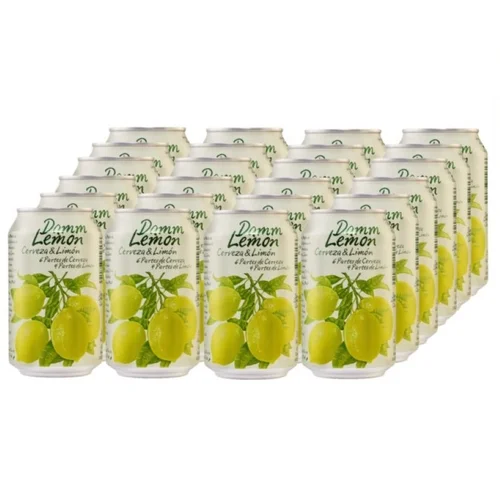 Cerveza sin alcohol con limón 24x33cl en lata