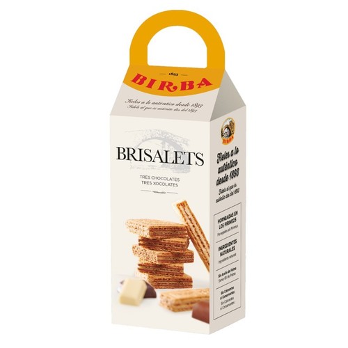 BIRBA Galetes Brisalets tres xocolates