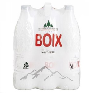 Imagen de FONTBOIX Aigua mineral natural 6x1,5 L
