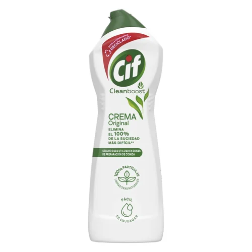 Limpiador crema blanca