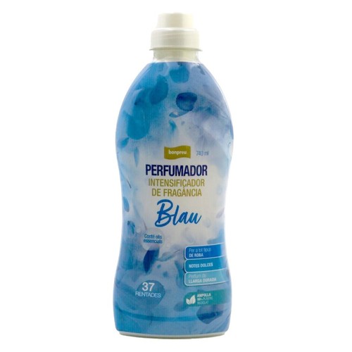 BONPREU Perfumador líquid blau per a roba de 37 dosis