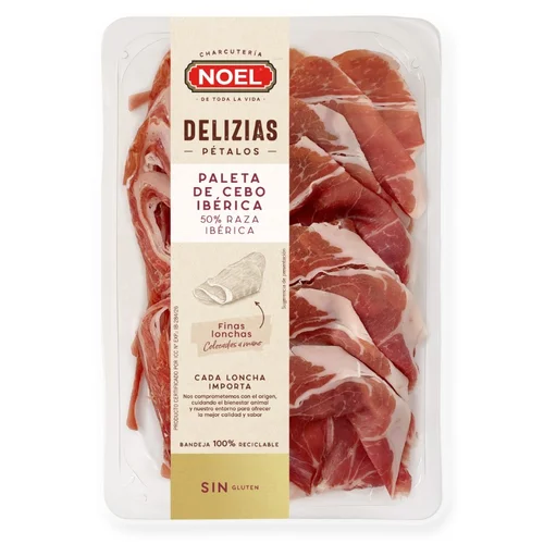 Jamón cocido extra 50% Duroc petalos