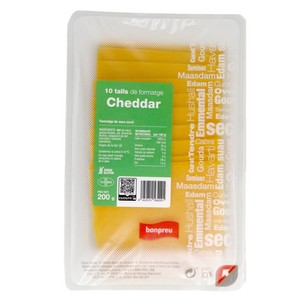 BONPREU Queso cheddar