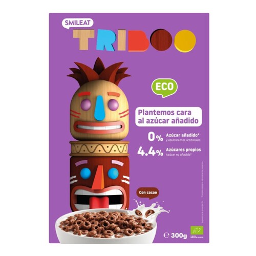 SMILEAT TRIBOO Cereals ecològics amb cacau