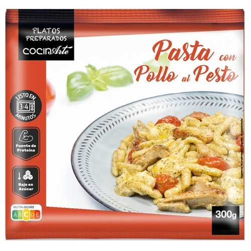 COCINARTE Pasta amb pollastre al pesto
