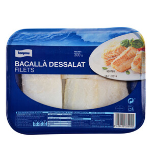 BONPREU Filets de bacallà dessalats