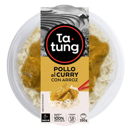TA-TUNG Pollastre al curry amb arròs