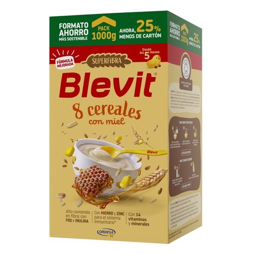 BLEVIT Farinetes de 8 cereals amb mel superfibra
