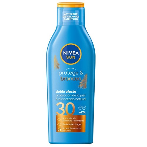 NIVEA SUN Llet solar protectora i bronzejadora FPS 30 alta