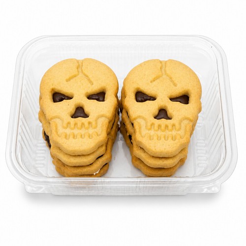 MUSFI'S Galeta calavera farcida de xocolata