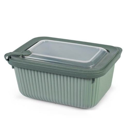  Hermètic rectangular verd 1,1l