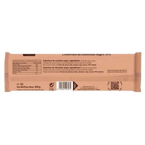 TORRAS Xocolata per a fondre