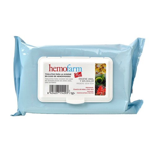HEMOFARM Tovalloletes per a la higiene en cas d'hemorroides