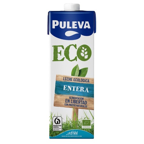 PULEVA Llet ecològica sencera en cartró