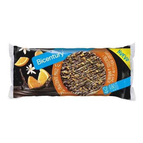 BICENTURY Coquetes de blat de moro amb xocolata i taronja