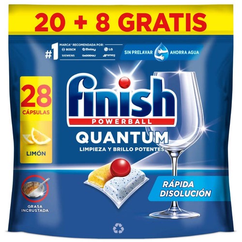 FINISH QUANTUM Rentavaixelles Powerball Quantum de 28 dosis