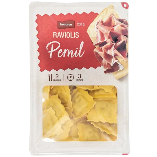 BONPREU Raviolis rellenos de quesos