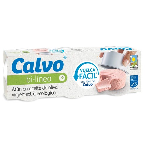 CALVO Tonyina en oli d'oliva extra ecològica