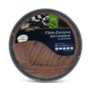 BONPREU Anxoves del Cantàbric amb oli d'oliva
