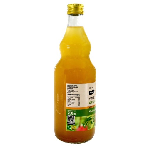 BONPREU Vinagre de poma eco sense filtrar