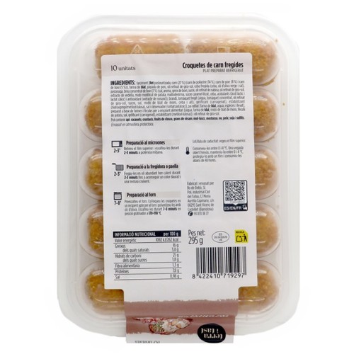 TERRA I TAST Croquetes de carn