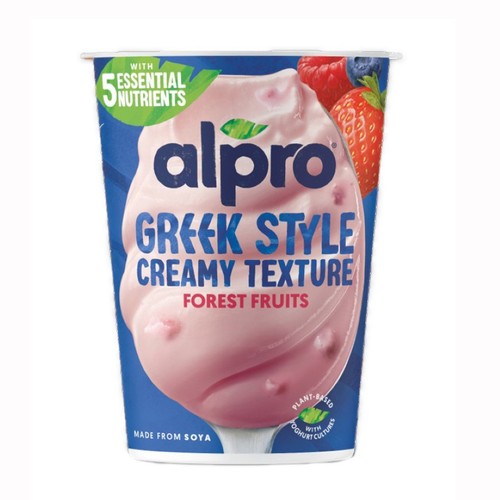 ALPRO Producte vegetal de soja estil grec amb fruits vermells