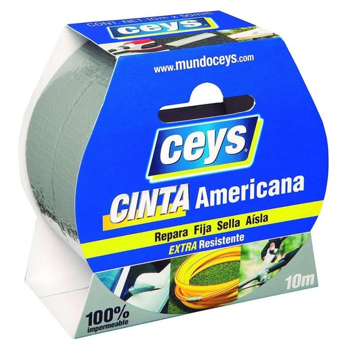CEYS Cinta americana plata de 10 metres
