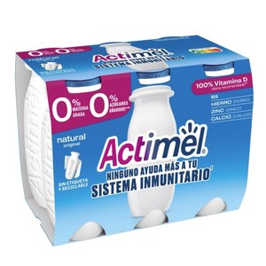 Imagen de ACTIMEL Iogurt per beure natural 0%