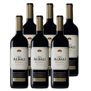 Caja de vino tinto Valdepeñas