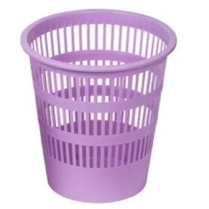 Imagen de FAIBO Paperera de reixeta de color lila pastel
