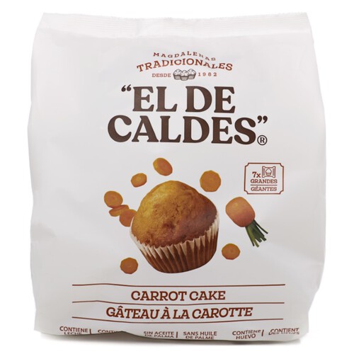 EL DE CALDES Magdalenes Carrot Cake