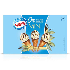 Imagen de NESTLÉ Gelat cucurutxo de vainilla i xocolata 0% sucres