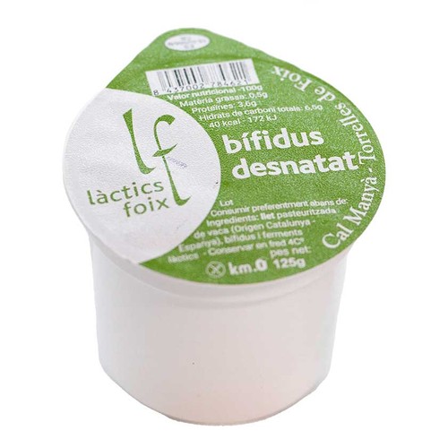 LACTICS FOIX Iogurt bífidus desnatat Km0
