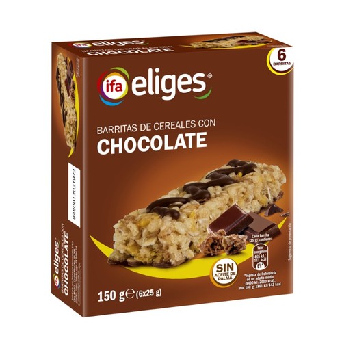 IFA Barretes de cereals de xocolata amb llet