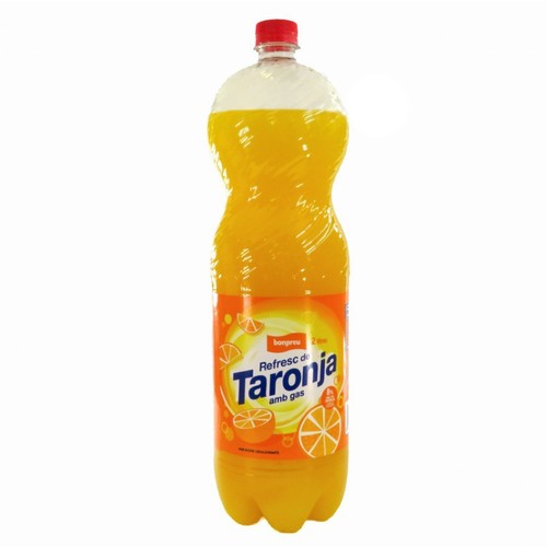 BONPREU Refresc de taronja amb gas