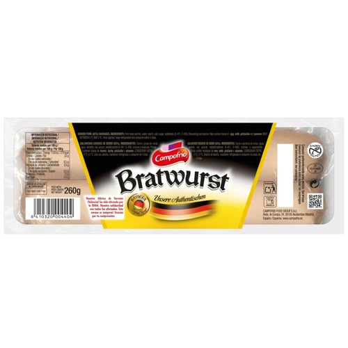 CAMPOFRÍO Salsitxes Bratwurst tipus alemany