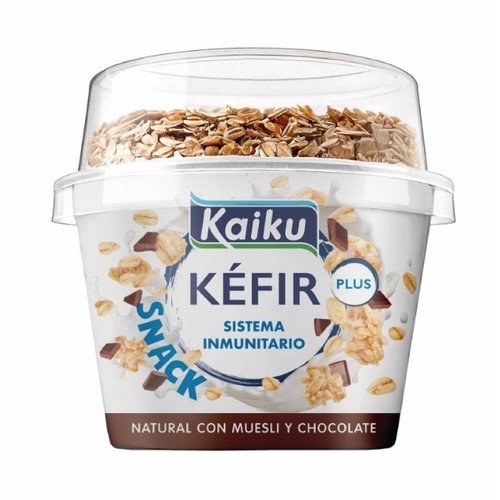 KAIKU Quefir natural amb muesli i xocolata