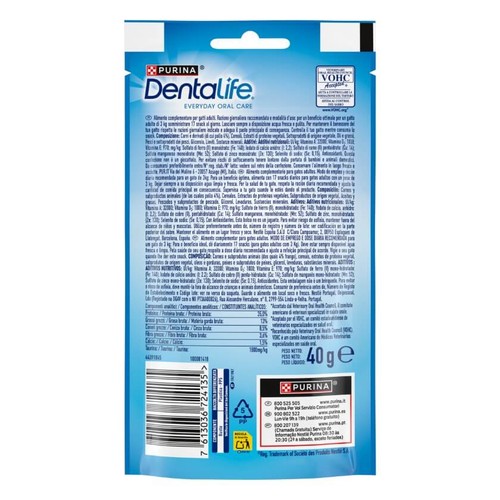 DENTALIFE Snack dental de pollastre per a gat adult