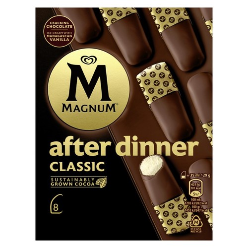 MAGNUM Gelat de vainilla amb xocolata