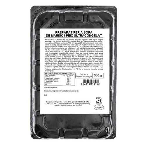 BONPREU Preparat per a sopa de marisc i peix