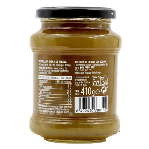 BONPREU Melmelada de pruna