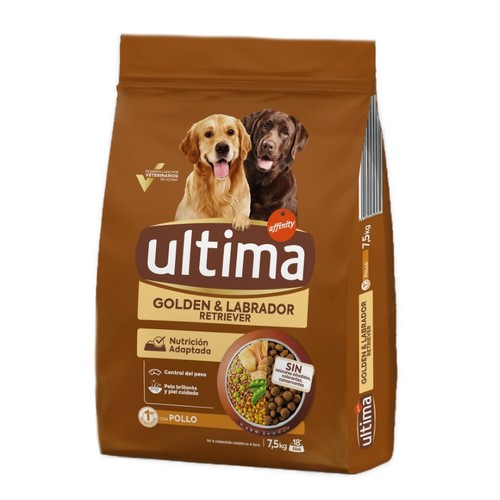 ULTIMA Menjar Golden & Labrador de pollastre per a gos adult