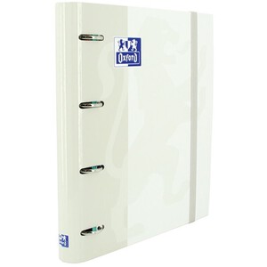 Imagen de OXFORD Arxivador blanc de 4 anelles amb recanvi de 100 fulles